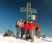 62 Pizzo Arera (2512 m.) salito dalla cresta est con neve ...OK!
